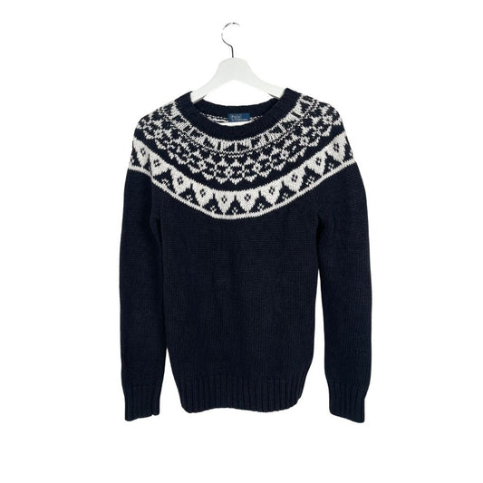 Ralph Lauren Navy Blue Knitted Sweater - Size M - Heritage Fashion