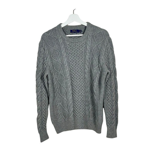 Ralph Lauren Grey Knitted Sweater | Size M - Heritage Fashion