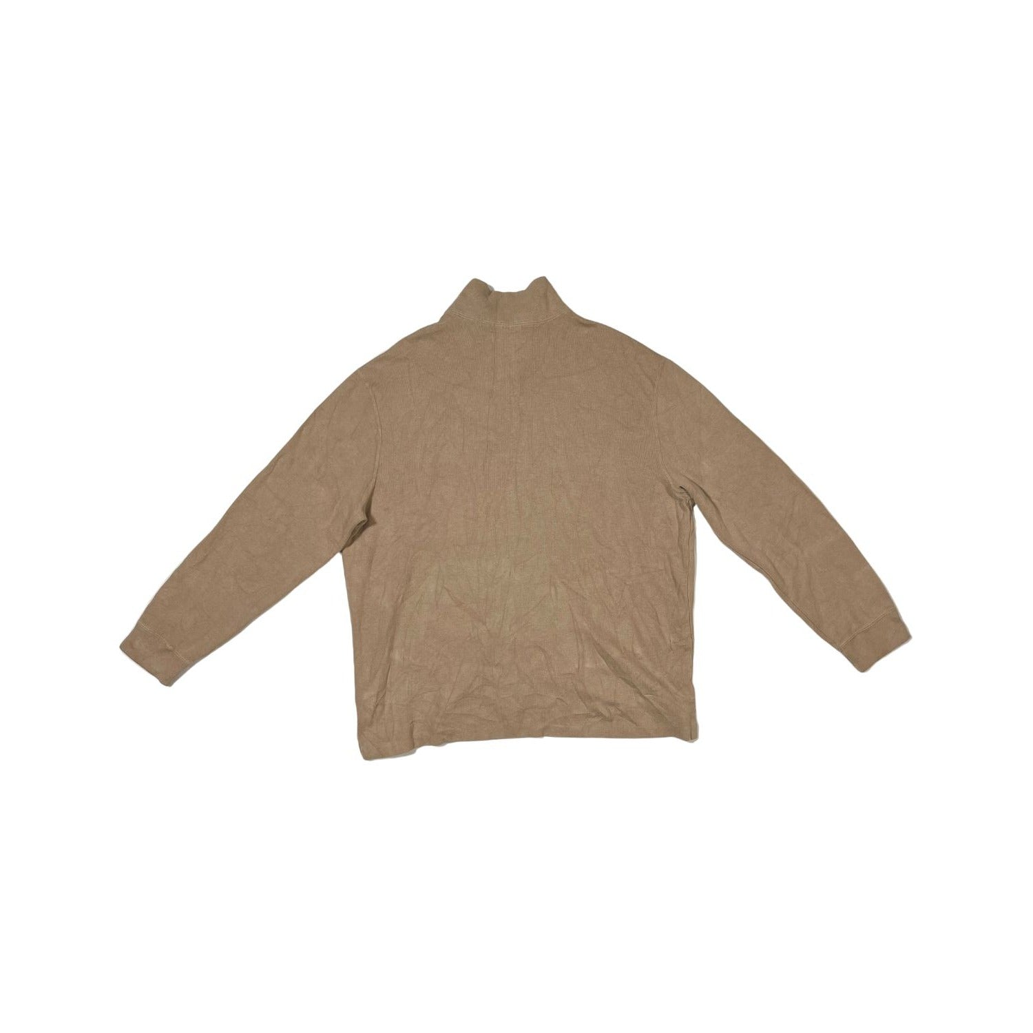 Ralph Lauren Beige 1/4 Zip Sweater - Heritage Fashion