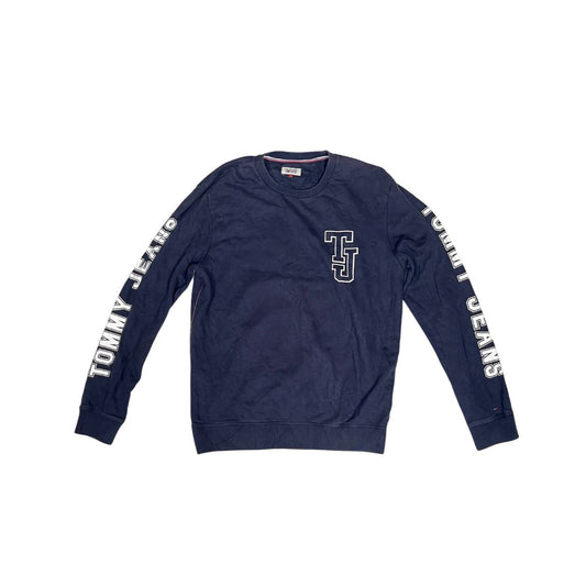 Dark Blue Tommy Jeans Sweater - Size XL - Heritage Fashion